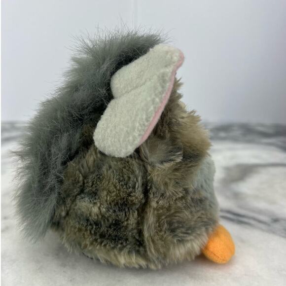 VTG TIGER Furby 1998 70-800 Gray/Gray w/ Green Eyes and Pink Ears UNTESTED - Picture 3 of 7
